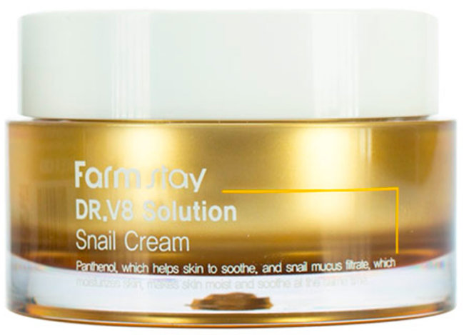 FarmStay Dr-V8 Solution Snail Cream Крем с муцином улитки, 50 мл FarmStay Dr-V8 Solution Snail Cream Крем с муцином улитки, 50 мл
