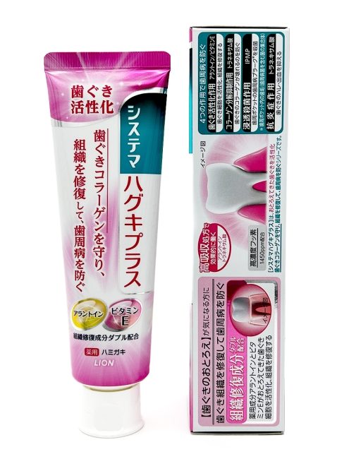 LION Зубная паста для профилактики болезней десен мятная Dentor Systema Gums Plus Dentifrice, 90 г LION Зубная паста для профилактики болезней десен мятная Dentor Systema Gums Plus Dentifrice, 90 г