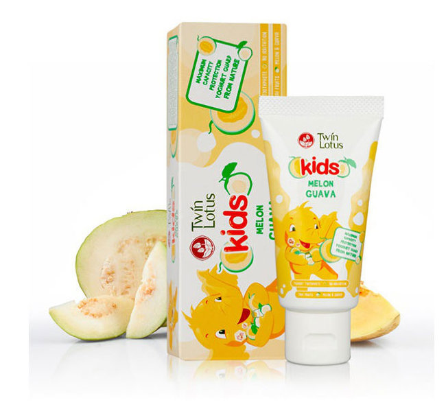 Twin Lotus Kids Melon & Guava Детская зубная паста Дыня и Гуава, 50 г Twin Lotus Kids Melon & Guava Детская зубная паста Дыня и Гуава, 50 г