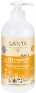 Sante Family Шампунь для блеска волос с Био-Апельсином и Кокосом, 500 мл