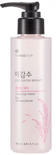 THE FACE SHOP Rice Water Bright Cleansing Water Очищающая вода на основе рисовой воды, 145 мл THE FACE SHOP Rice Water Bright Cleansing Water Очищающая вода на основе рисовой воды, 145 мл