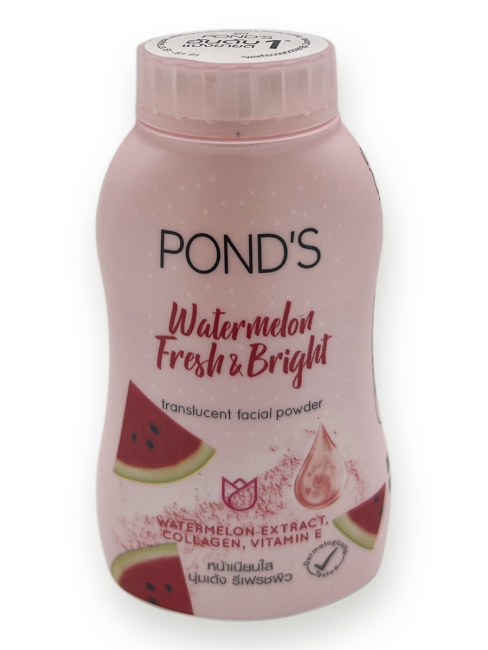 Pond's Полупрозрачная парфюмированная сияющая пудра с арбузом Watermelon Fresh & Bright Translucent Facial Powder, 50 г