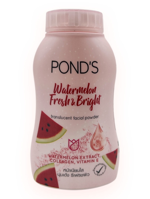 Pond's Полупрозрачная парфюмированная сияющая пудра с арбузом Watermelon Fresh & Bright Translucent Facial Powder, 50 г