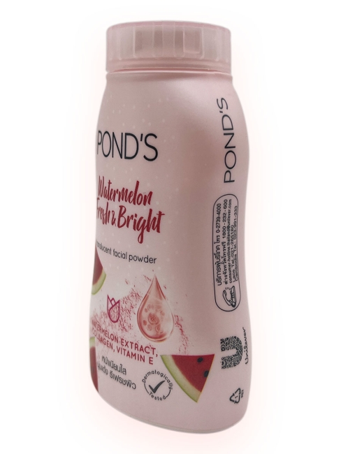 Pond's Полупрозрачная парфюмированная сияющая пудра с арбузом Watermelon Fresh & Bright Translucent Facial Powder, 50 г
