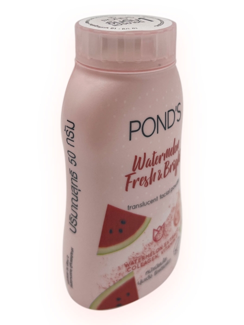 Pond's Полупрозрачная парфюмированная сияющая пудра с арбузом Watermelon Fresh & Bright Translucent Facial Powder, 50 г
