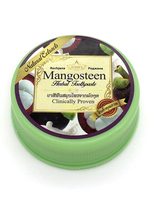 Rochjana Зубная паста отбеливающая растительная с мангостином Mangosteen Herbal Toothpaste, 12x30 г Rochjana Зубная паста отбеливающая растительная с мангостином Mangosteen Herbal Toothpaste, 12x30 г