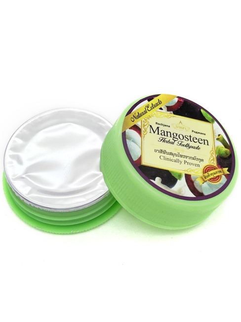 Rochjana Зубная паста отбеливающая растительная с мангостином Mangosteen Herbal Toothpaste, 12x30 г Rochjana Зубная паста отбеливающая растительная с мангостином Mangosteen Herbal Toothpaste, 12x30 г