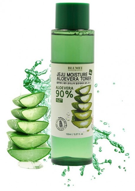 Blumei Jeju Moisture Aloe 90% Toner Увлажняющий тоник с Алоэ, 150 мл