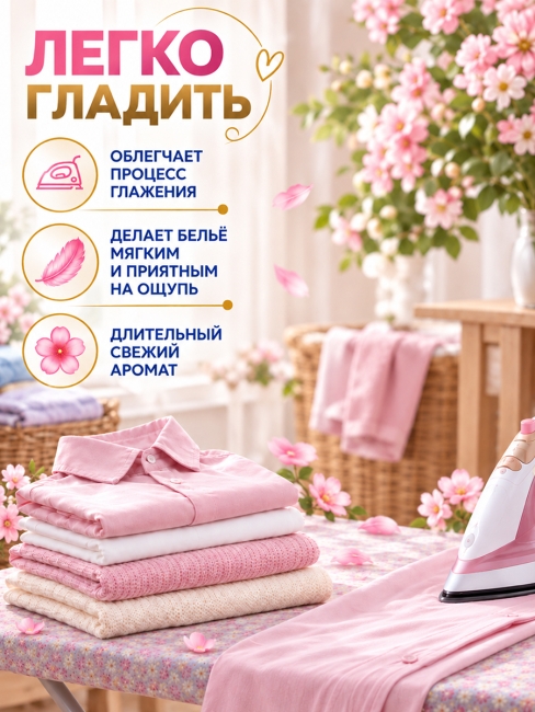 Hygiene Кондиционер концентрат для белья парфюмированный Прикосновение любви Fabric Softener Love Touch, 1000 мл Hygiene Кондиционер концентрат для белья парфюмированный Прикосновение любви Fabric Softener Love Touch, 1000 мл
