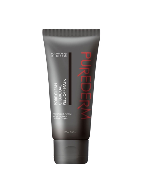 Purederm Маска-пленка для очищения пор с древесным углем Pore Clean Charcoal Peel-Off Mas, 100 г