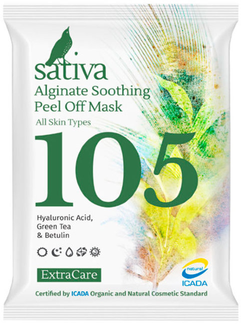 Sativa №105 Маска альгинатная Успокаивающая, 15 г