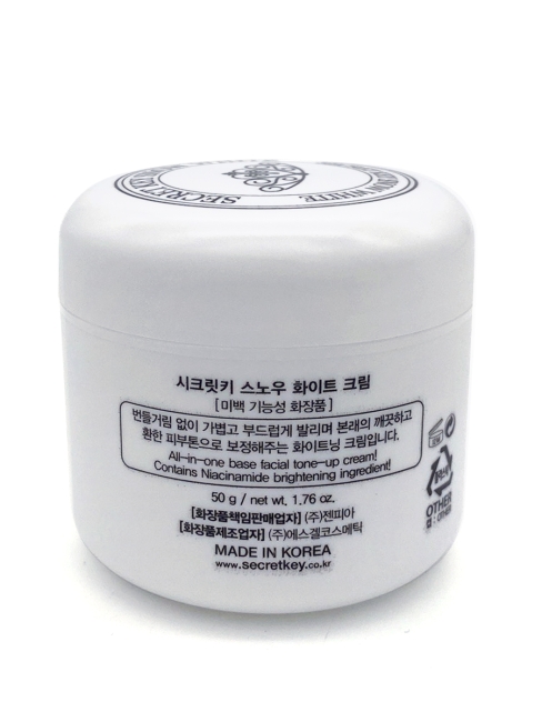 Secret Key Крем для лица осветляющий с ниацинамидом Snow White Cream, 50 г
