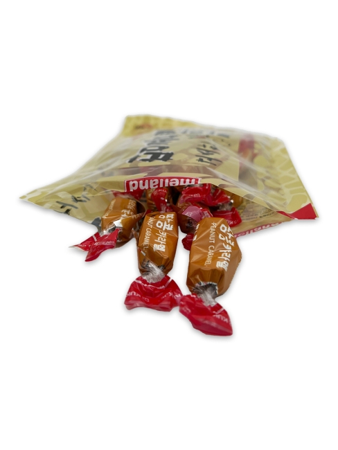 Melland Конфеты карамель леденцовая со вкусом арахиса Peanut Caramel, 100 г Melland Конфеты карамель леденцовая со вкусом арахиса Peanut Caramel, 100 г