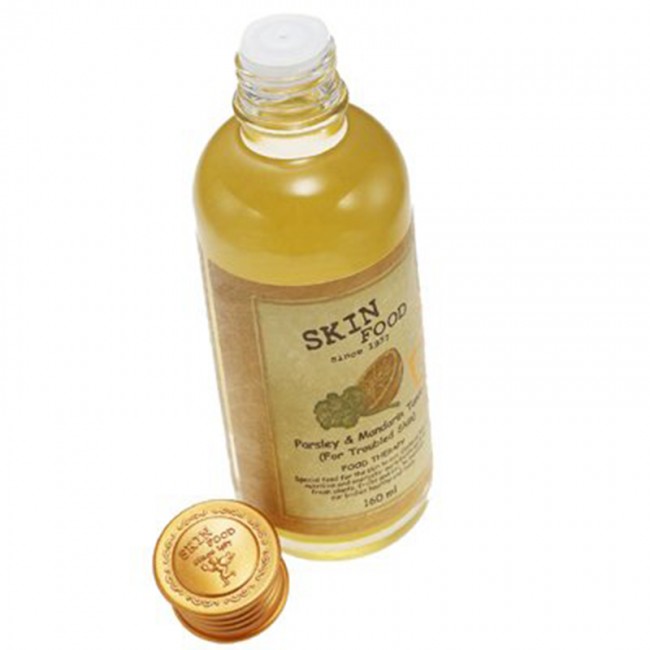 SKINFOOD Parsley And Mandarin Toner Тоник с экстрактами петрушки и мандарина, 160 мл SKINFOOD Parsley And Mandarin Toner Тоник с экстрактами петрушки и мандарина, 160 мл