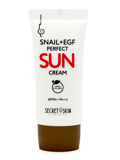 Secret Skin Крем солнцезащитный с муцином улитки Snail+EGF Perfect Sun Cream SPF50+/PA+++, 50 мл