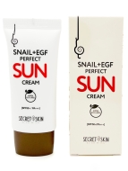 Secret Skin Крем солнцезащитный с муцином улитки Snail+EGF Perfect Sun Cream SPF50+/PA+++, 50 мл