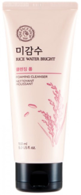 THE FACE SHOP Rice Water Bright Foaming Cleanser Foam Пенка для умывания с рисовой водой и отрубями, 150 мл THE FACE SHOP Rice Water Bright Foaming Cleanser Foam Пенка для умывания с рисовой водой и отрубями, 150 мл
