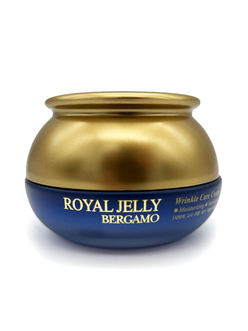 Bergamo Омолаживающий питательный крем с маточным молочком Royal Jelly Wrinkle Care Cream, 50 г