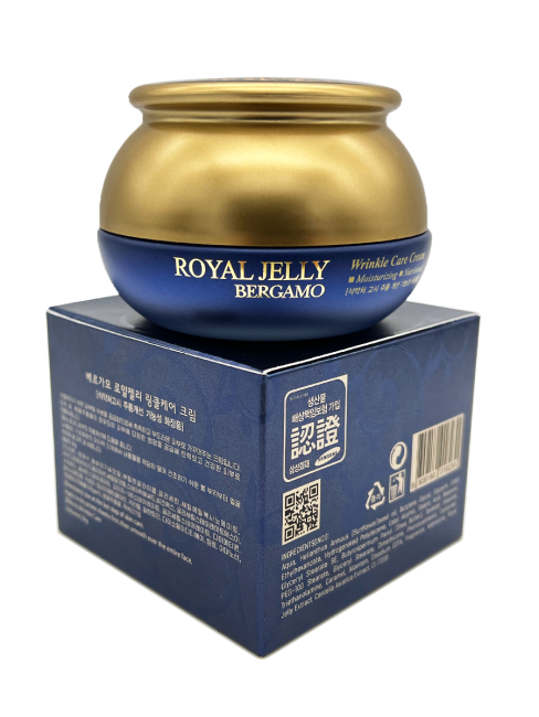 Bergamo Омолаживающий питательный крем с маточным молочком Royal Jelly Wrinkle Care Cream, 50 г