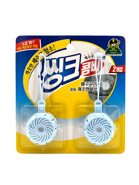 Sandokkaebi Очиститель для слива раковины Sink Combli, 2 шт. x 15 г Sandokkaebi Очиститель для слива раковины Sink Combli, 2 шт. x 15 г