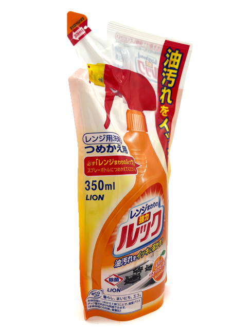 Lion Чистящее средство для кухни, плит, духовых шкафов, микроволновок, столешниц, раковин Look Refill, 350 мл