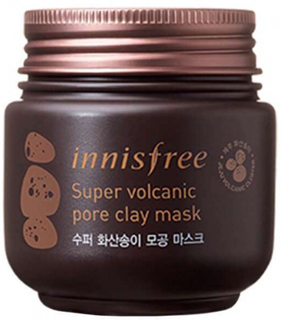 Innisfree Super Volcanic Pore Clay Mask Интенсивная очищающая маска с вулканической глиной, 100 мл Innisfree Super Volcanic Pore Clay Mask Интенсивная очищающая маска с вулканической глиной, 100 мл