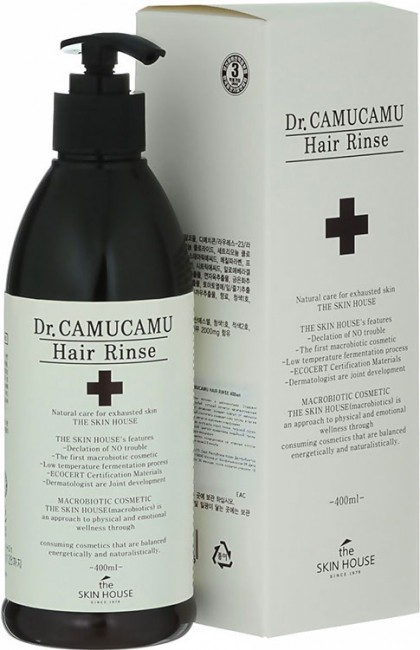 The Skin House Dr. Camucamu Hair Rinse Лечебный бальзам для волос, 400 мл The Skin House Dr. Camucamu Hair Rinse Лечебный бальзам для волос, 400 мл