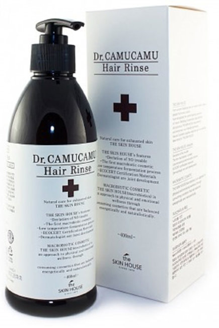The Skin House Dr. Camucamu Hair Rinse Лечебный бальзам для волос, 400 мл The Skin House Dr. Camucamu Hair Rinse Лечебный бальзам для волос, 400 мл