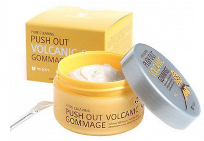 MIZON Push Out Volcanic Gommage Очищающий гоммаж с вулканическим пеплом, 60 г
