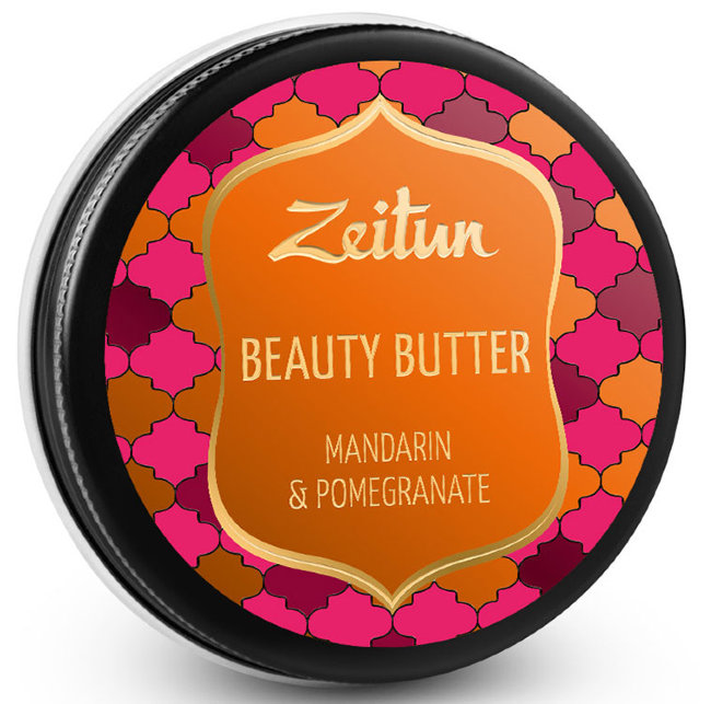 Zeitun Бьюти-баттер "Мандарин и гранат", насыщенное масло для рук, тела и лица, 55 мл
