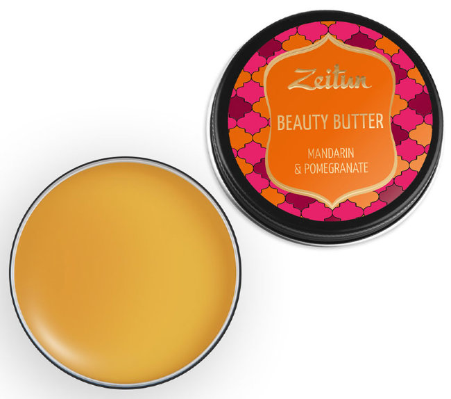 Zeitun Бьюти-баттер "Мандарин и гранат", насыщенное масло для рук, тела и лица, 55 мл