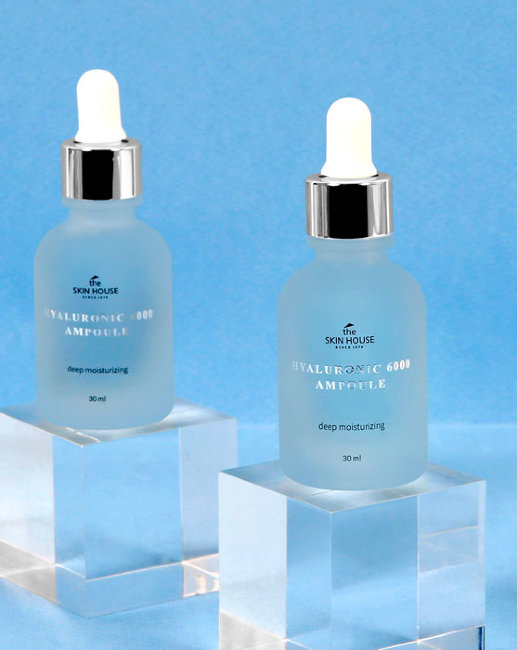 The Skin House Hyaluronic 6000 Ampoule Увлажняющая ампульная сыворотка с гиалуроновой кислотой, 30 мл