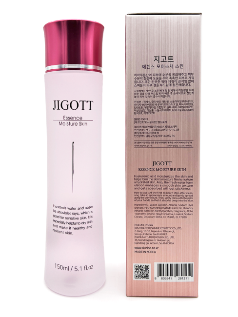 Jigott Увлажняющая эссенция для лица с аллантоином Essence Moisture Skin, 150 мл