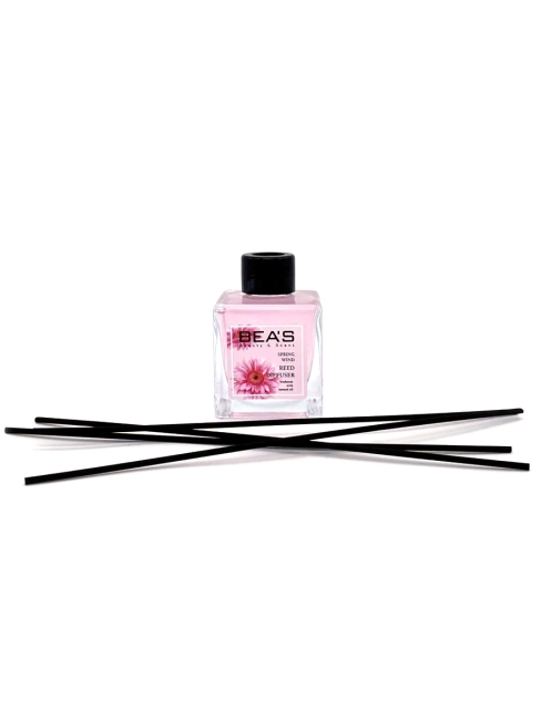 BEAS Аромадиффузор с палочками с натуральными маслами Весенний ветер Spring Wind Reed Diffuser, 110 мл BEAS Аромадиффузор с палочками с натуральными маслами Весенний ветер Spring Wind Reed Diffuser, 110 мл
