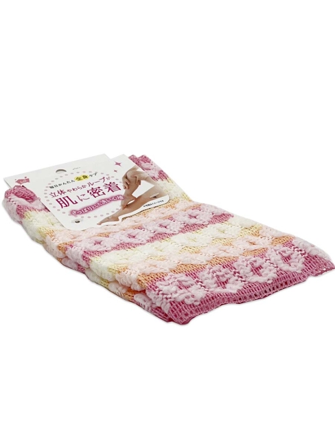 Lec Мочалка для женщин мягкая с объемными нитями разноцветная (20 см*100 см), 1 шт Lec Мочалка для женщин мягкая с объемными нитями разноцветная (20 см*100 см), 1 шт