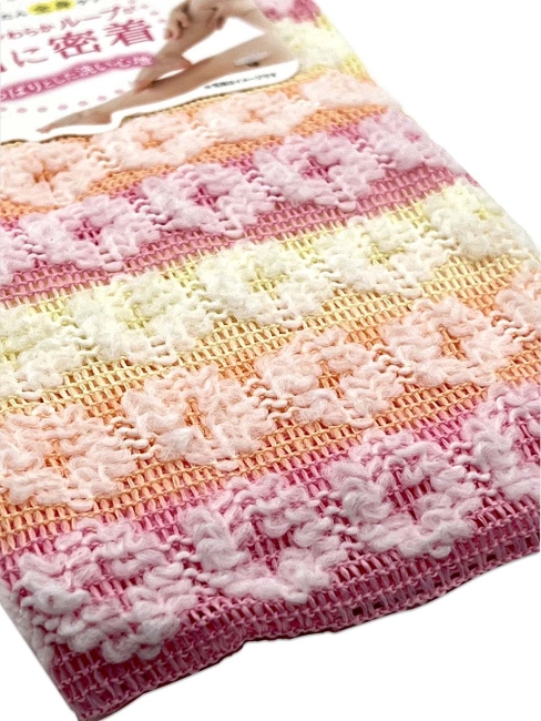 Lec Мочалка для женщин мягкая с объемными нитями разноцветная (20 см*100 см), 1 шт Lec Мочалка для женщин мягкая с объемными нитями разноцветная (20 см*100 см), 1 шт