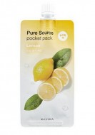 MISSHA Pure Source Pocket Pack Lemon Ночная маска для лица с экстрактом лимона, 10 мл