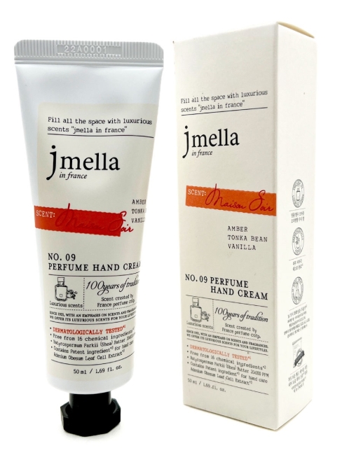 Jmella Парфюмированный крем для рук "Мейсон Суар" N0.09 In France Maison Soir Perfume Hand Cream, 50 мл