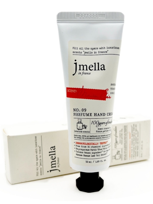 Jmella Парфюмированный крем для рук "Мейсон Суар" N0.09 In France Maison Soir Perfume Hand Cream, 50 мл