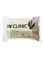 3W Clinic Мыло кусковое с морскими водорослями ламинария Lamineral Soap, 120 г