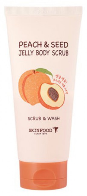 SKINFOOD Peach & Seed Jelly Body Scrub Гелевый скраб для тела с экстрактом персика, 200 г SKINFOOD Peach & Seed Jelly Body Scrub Гелевый скраб для тела с экстрактом персика, 200 г