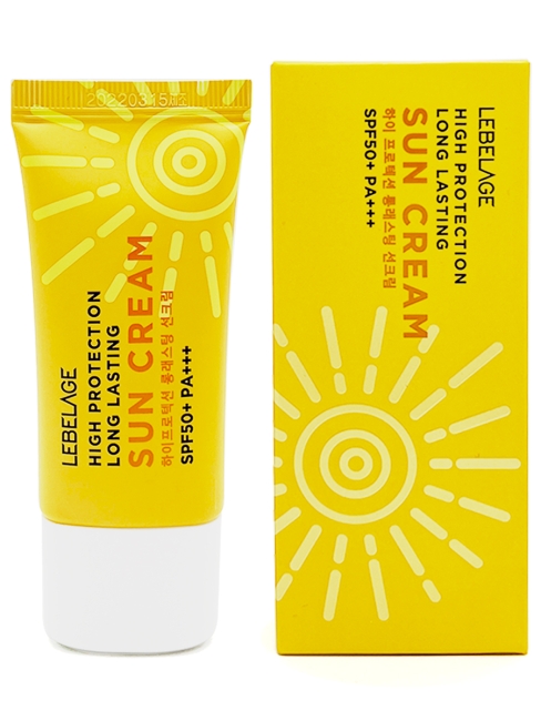 Lebelage Крем солнцезащитный длительного действия для лица High Protection Long Lasting Sun Cream SPF50+ PA+++, 30 мл Lebelage Крем солнцезащитный длительного действия для лица High Protection Long Lasting Sun Cream SPF50+ PA+++, 30 мл