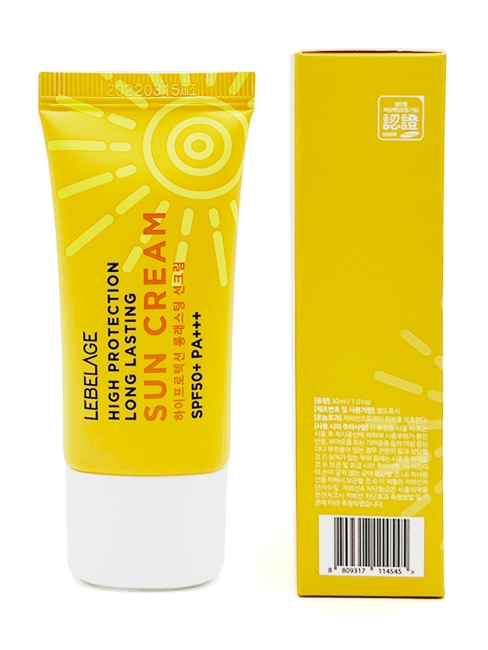Lebelage Крем солнцезащитный длительного действия для лица High Protection Long Lasting Sun Cream SPF50+ PA+++, 30 мл Lebelage Крем солнцезащитный длительного действия для лица High Protection Long Lasting Sun Cream SPF50+ PA+++, 30 мл