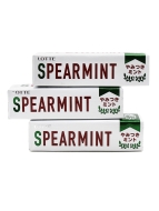 LOTTE Жевательная резинка Сладкая мята Spearmint, 3 шт х 26,1 г