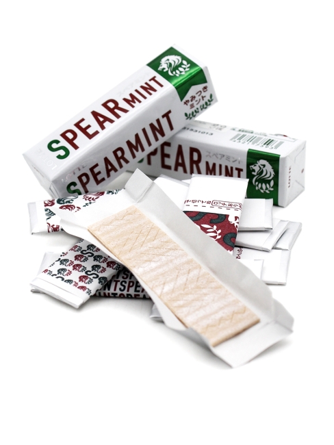 LOTTE Жевательная резинка Сладкая мята Spearmint, 3 шт х 26,1 г