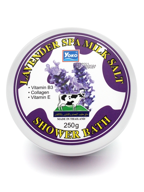 Yoko Скраб для тела солевой с лавандой и молоком Lavender Spa Milk Salt Shower Bath, 250 г Yoko Скраб для тела солевой с лавандой и молоком Lavender Spa Milk Salt Shower Bath, 250 г
