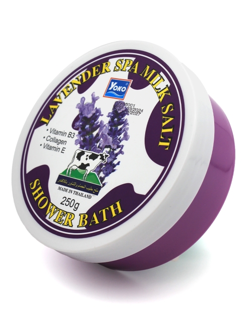 Yoko Скраб для тела солевой с лавандой и молоком Lavender Spa Milk Salt Shower Bath, 250 г Yoko Скраб для тела солевой с лавандой и молоком Lavender Spa Milk Salt Shower Bath, 250 г