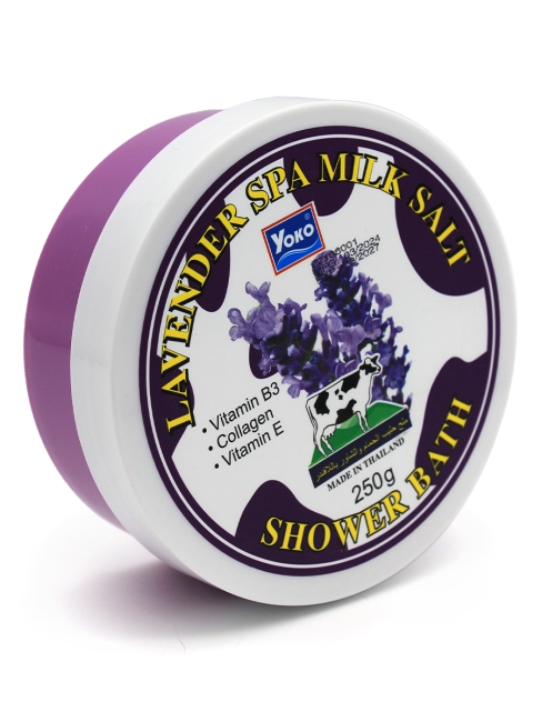 Yoko Скраб для тела солевой с лавандой и молоком Lavender Spa Milk Salt Shower Bath, 250 г Yoko Скраб для тела солевой с лавандой и молоком Lavender Spa Milk Salt Shower Bath, 250 г