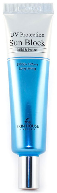 The Skin House UV Protection Sun Block (SPF50+, PA+ ++) Солнцезащитный крем в компактной упаковке, 30 мл The Skin House UV Protection Sun Block (SPF50+, PA+ ++) Солнцезащитный крем в компактной упаковке, 30 мл
