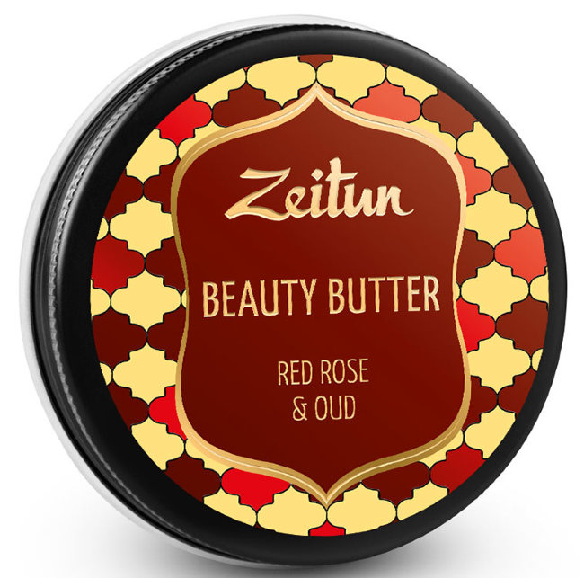 Zeitun Бьюти-баттер "Роза и уд", насыщенное масло для рук, тела и лица, 55 мл